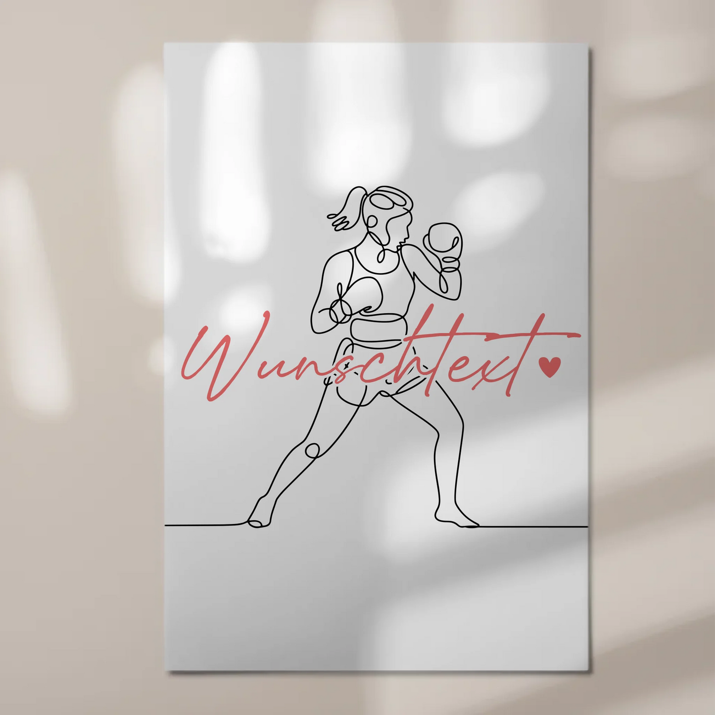 Lineart Fotoboard Magnet Wandbild Boxen Geschenk Tochter & Schwester