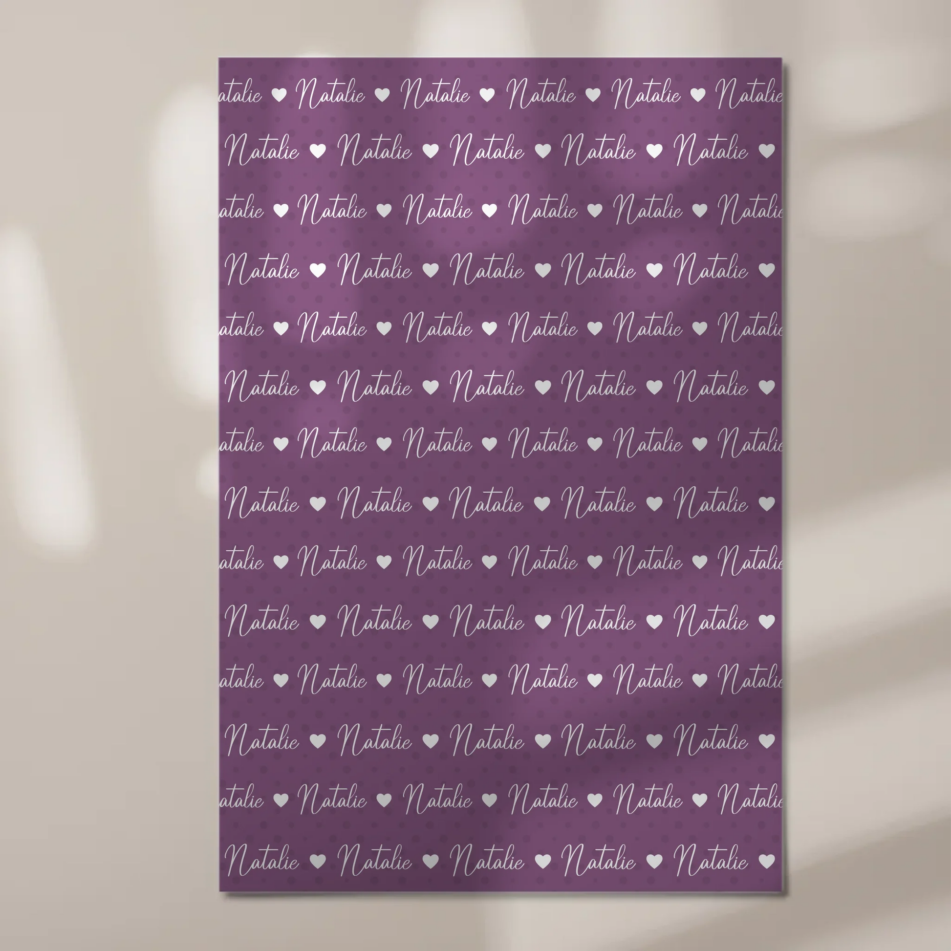 Baby Fotoboard Magnetisch Baby Fotoboard mit Namen Rotlila 1