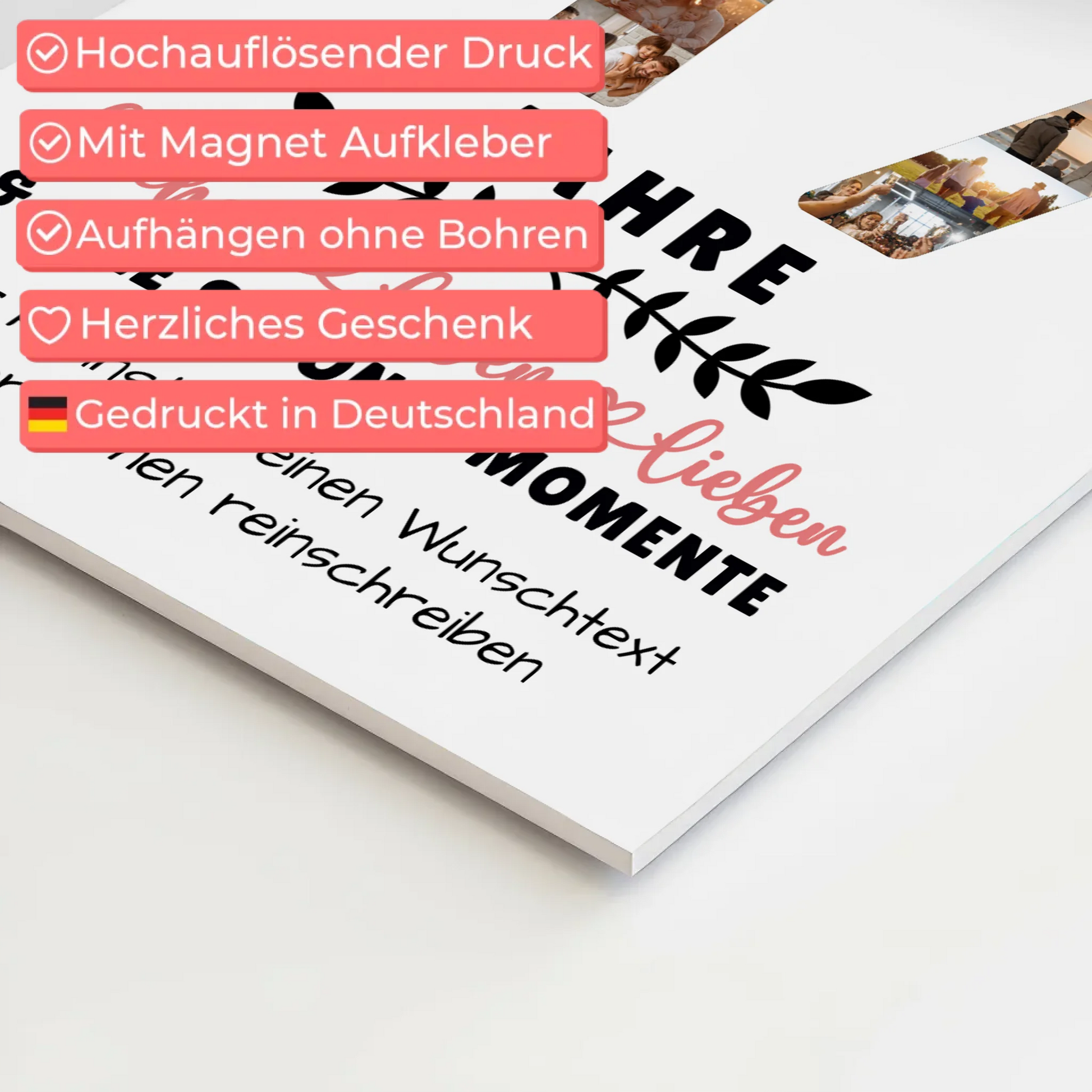 Personalisiertes Fotoboard 17 Geburtstag Für Sohn Tochter Bruder Neffe Nicht & Schwester 10