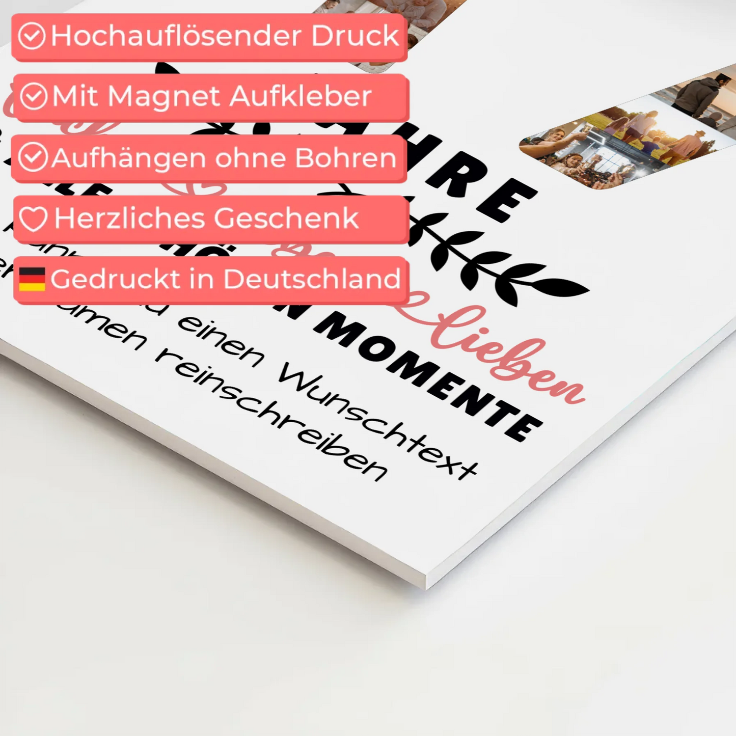 Personalisiertes Fotoboard 17 Geburtstag Für Sohn Tochter Bruder Neffe Nicht & Schwester