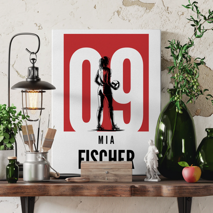 Sport Leinwand Volleyball Volleyballerin Geschenk für Tochter 3