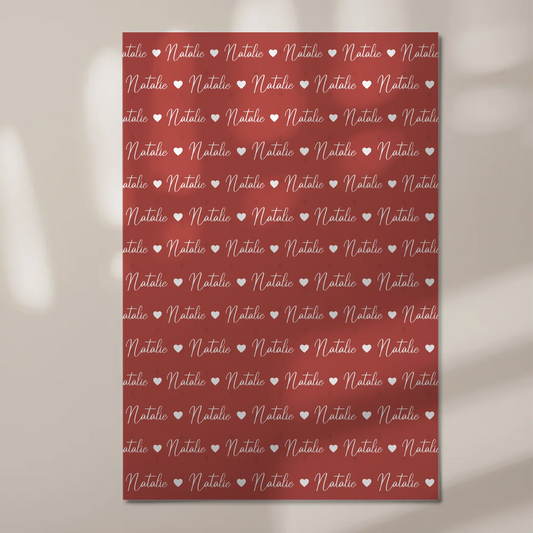 Kinder Fotoboard Mit Namen Magnet Wandbild Perlrosa 1