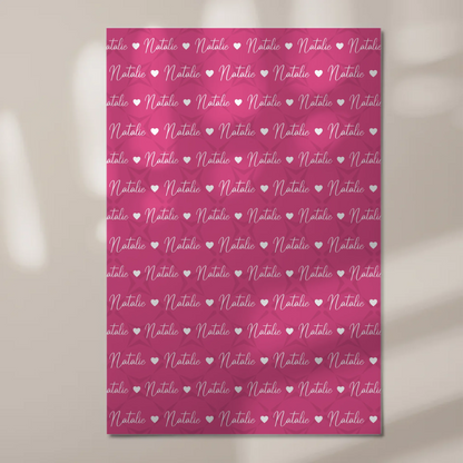 Kinder Fotoboard personalisiert Kinder Fotoboard Magnet Wandbild Erikaviolett 1