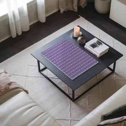 Baby Fotoboard mit Name Fotoboard Magnet Wandbild Perlviolett 3