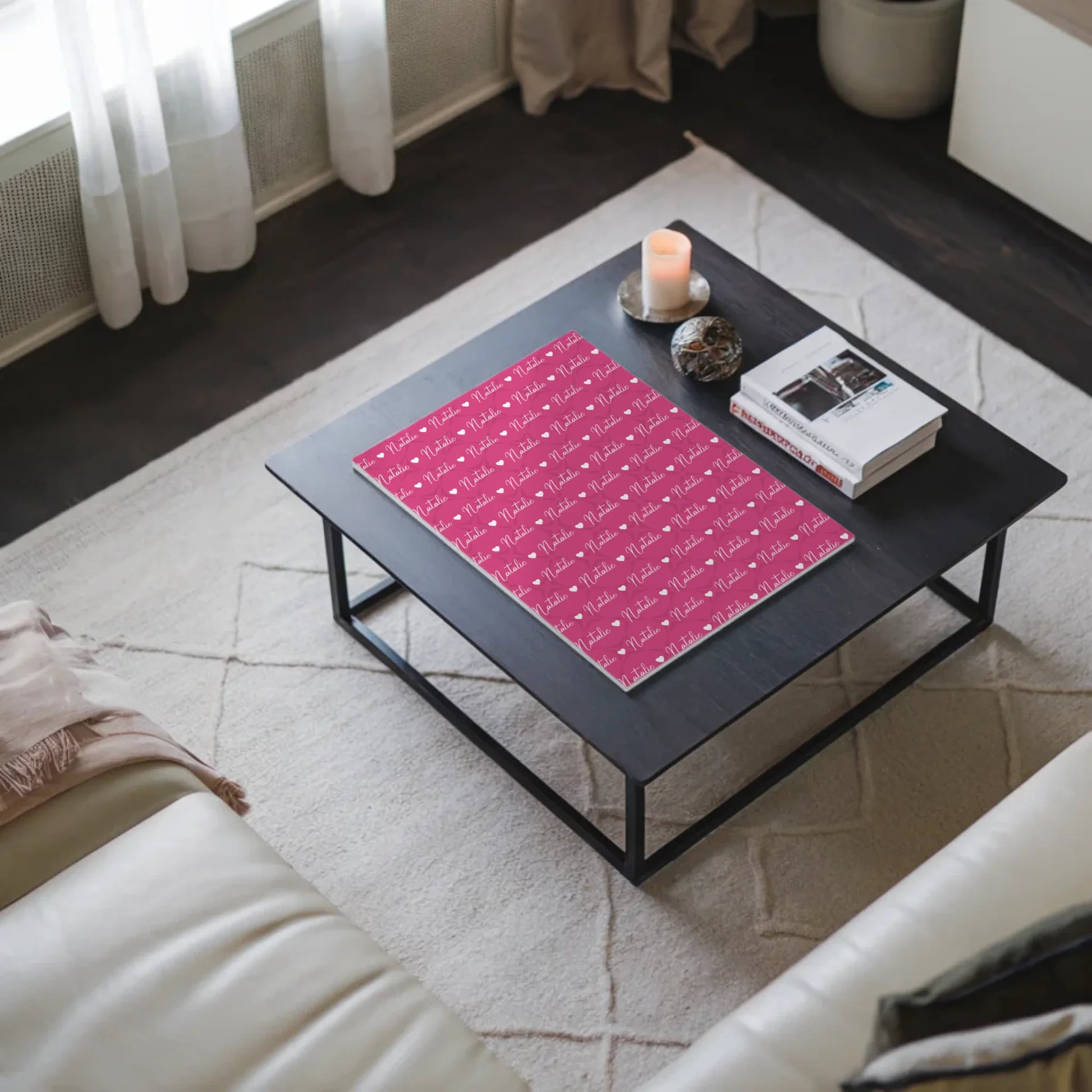 Kinder Fotoboard personalisiert Kinder Fotoboard Magnet Wandbild Erikaviolett 3