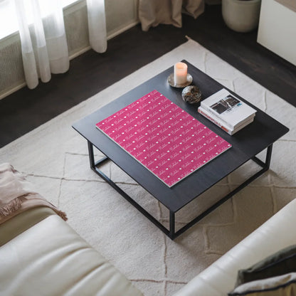 Kinder Fotoboard personalisiert Kinder Fotoboard Magnet Wandbild Erikaviolett 3