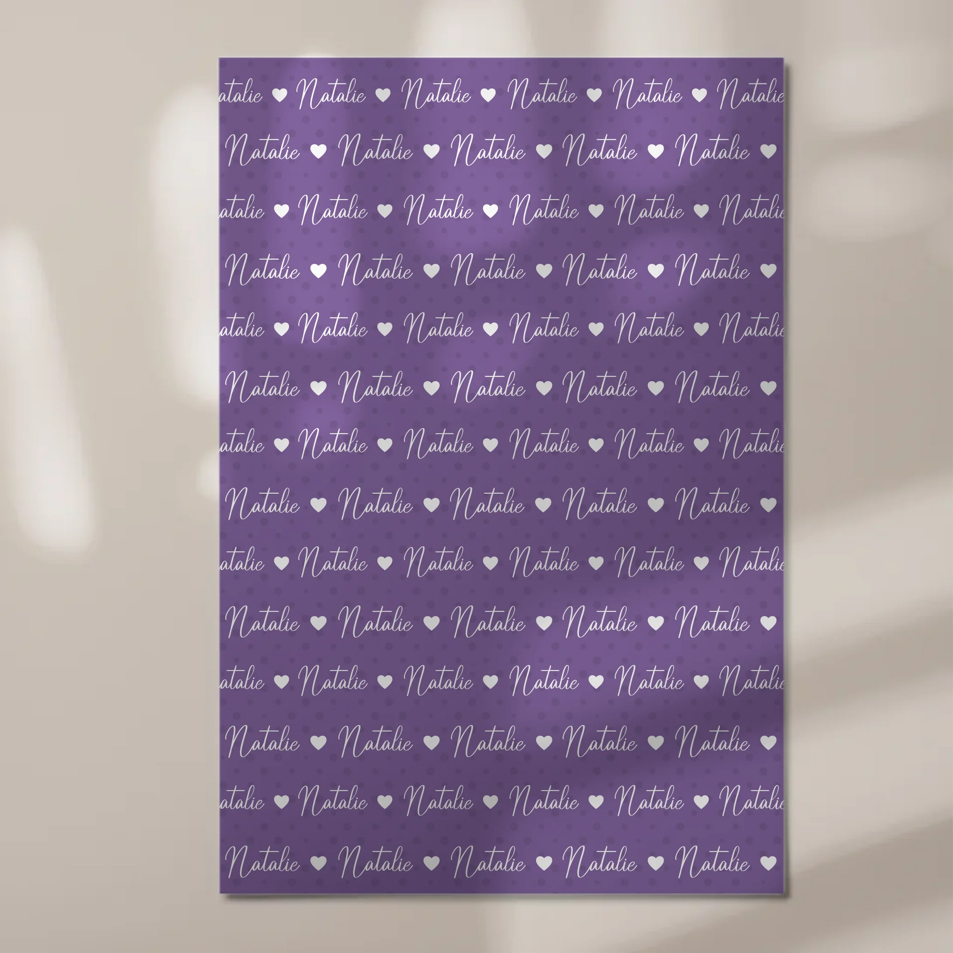 Kinder Fotoboard mit Namen Fotoboard Magnet Wandbild Blaulila 1