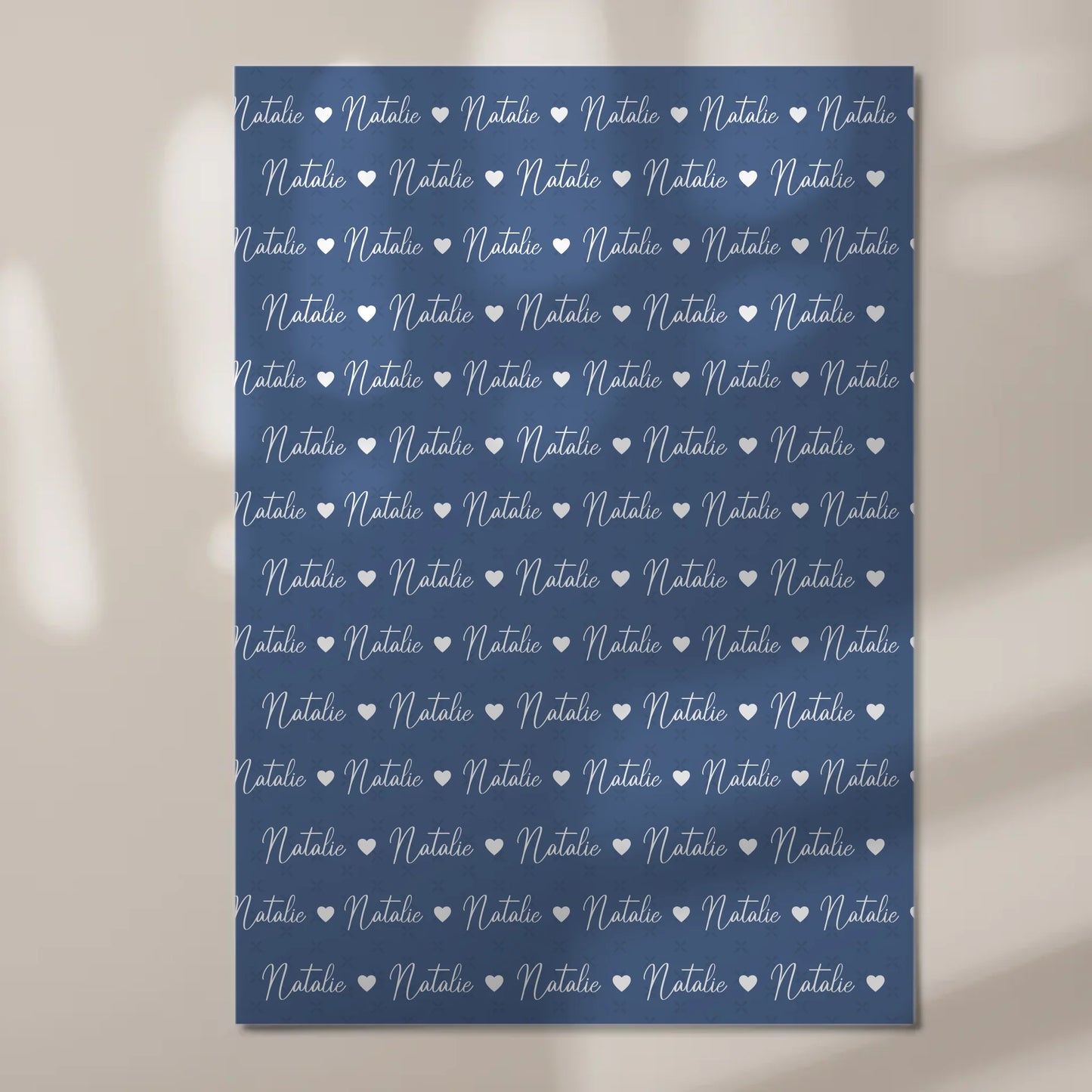 Personalisiertes Fotoboard mit Namen Kinder Fotoboard Magnet Wandbild Fernblau 7