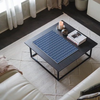 Personalisiertes Fotoboard mit Namen Kinder Fotoboard Magnet Wandbild Fernblau 9