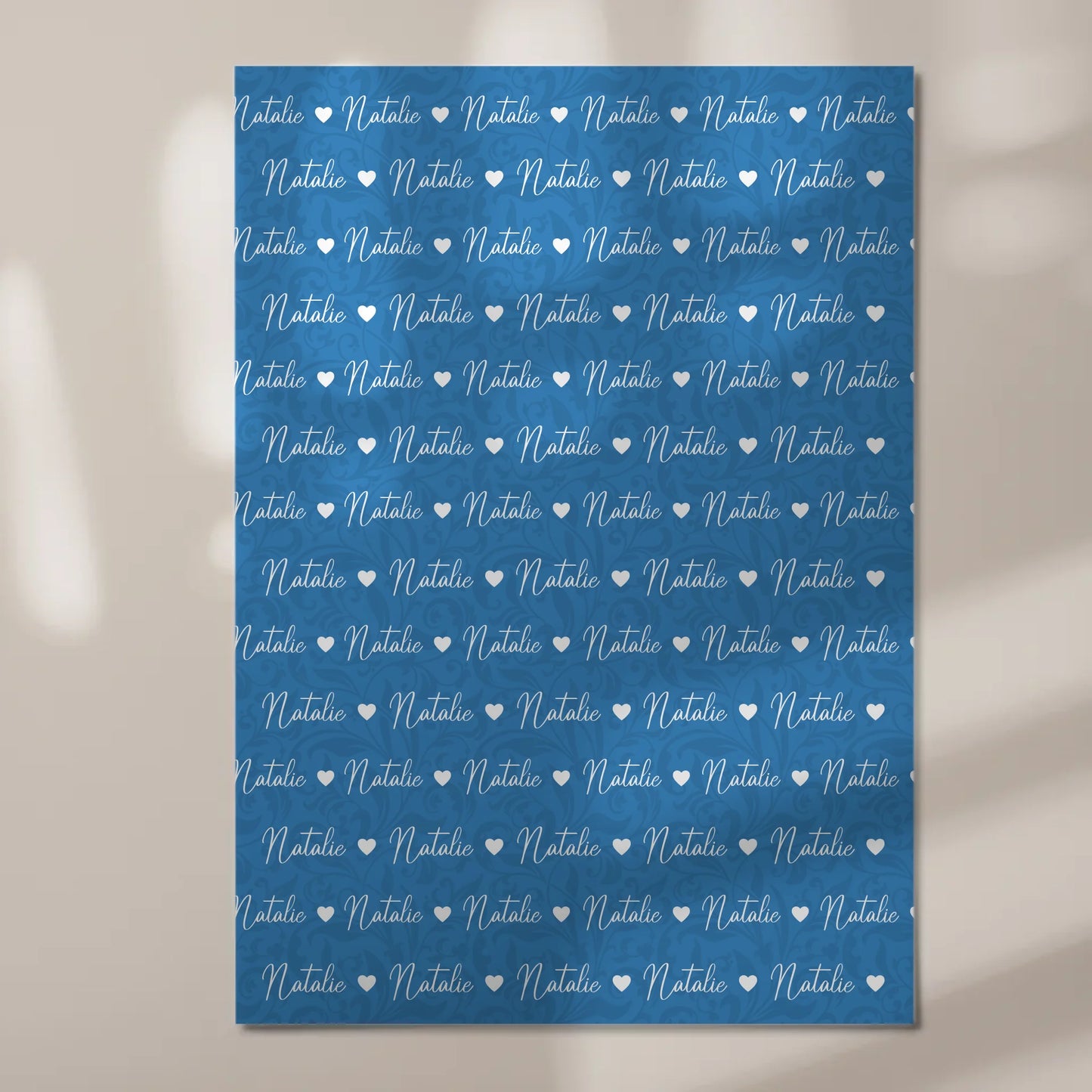 Fotoboard mit Namen Kinder Fotoboard Magnet Wandbild Lichtblau 7