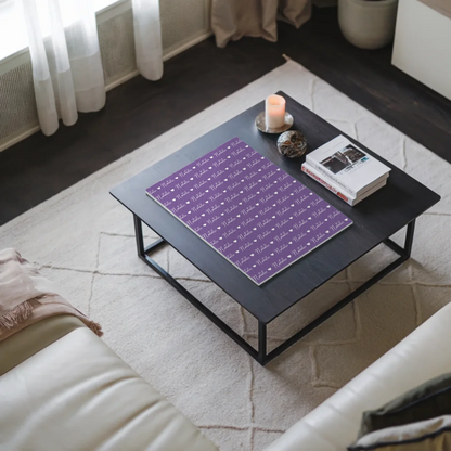 Kinder Fotoboard mit Namen Fotoboard Magnet Wandbild Blaulila