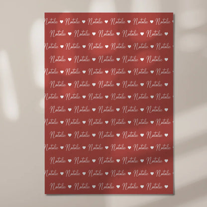 Kinder Fotoboard Mit Namen Magnet Wandbild Perlrosa