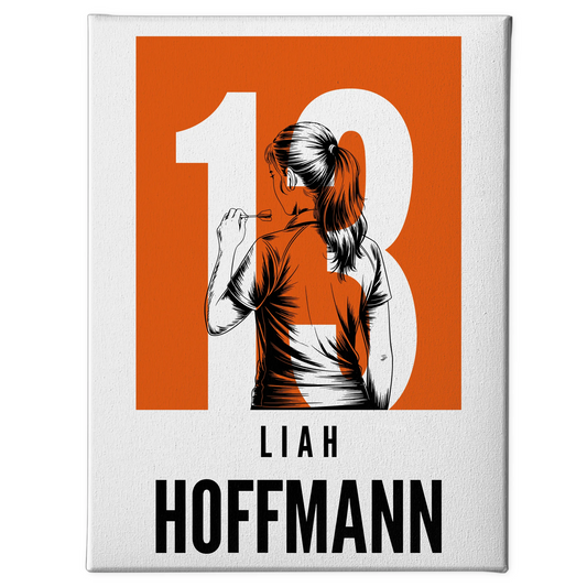 Sport Leinwand Bowling Bowlerin Geschenk für Tocher Mama Tante Freundin 1