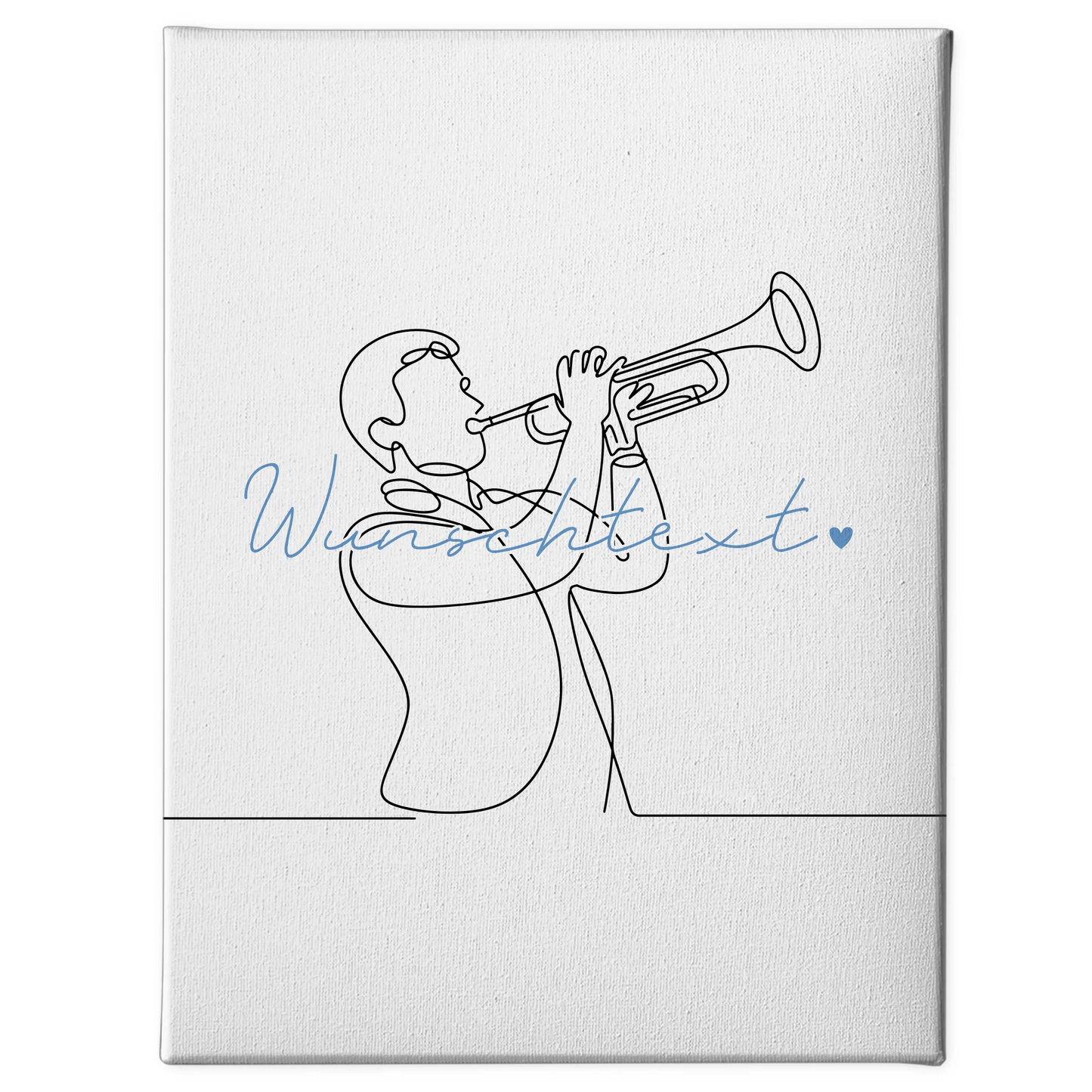 Lineart Leinwand Trompete Geschenk Sohn & Bruder 1