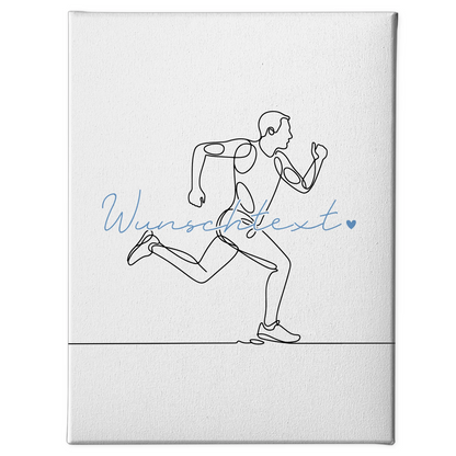 Lineart Leinwand Personalisiert Ultramarathon Geschenk Sohn & Bruder 1