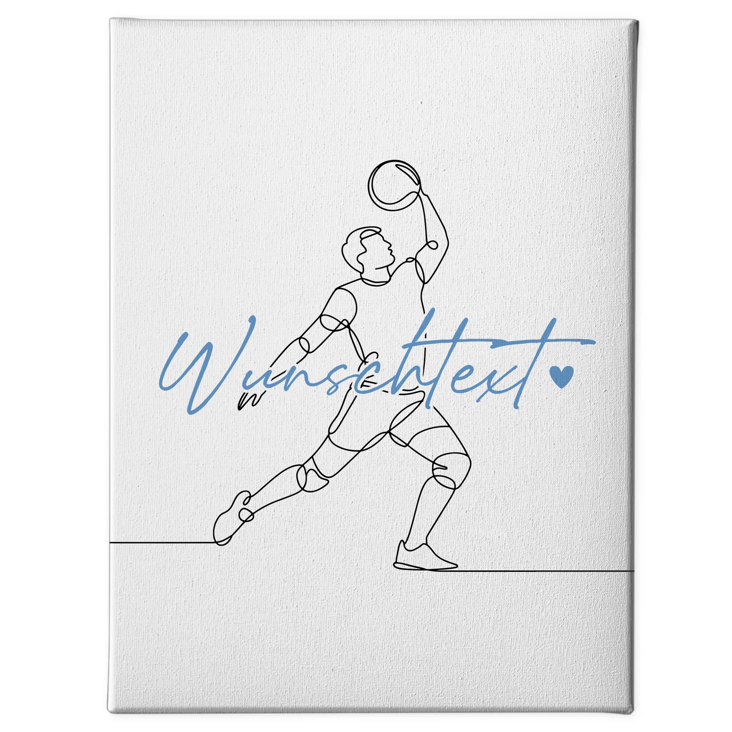 Lineart Leinwand Volleyball Geschenk Sohn & Bruder 1