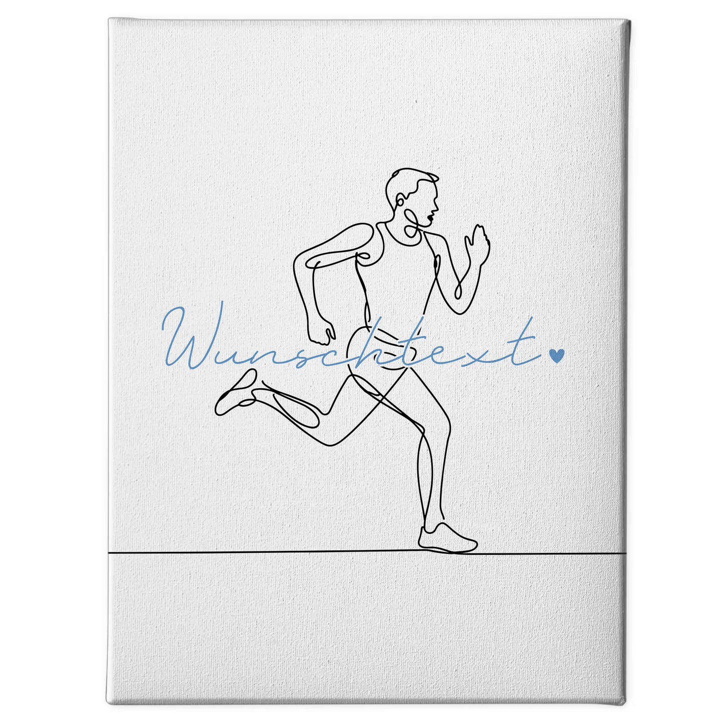 Lineart Leinwand Personalisiert Marathon Geschenk Sohn & Bruder 1