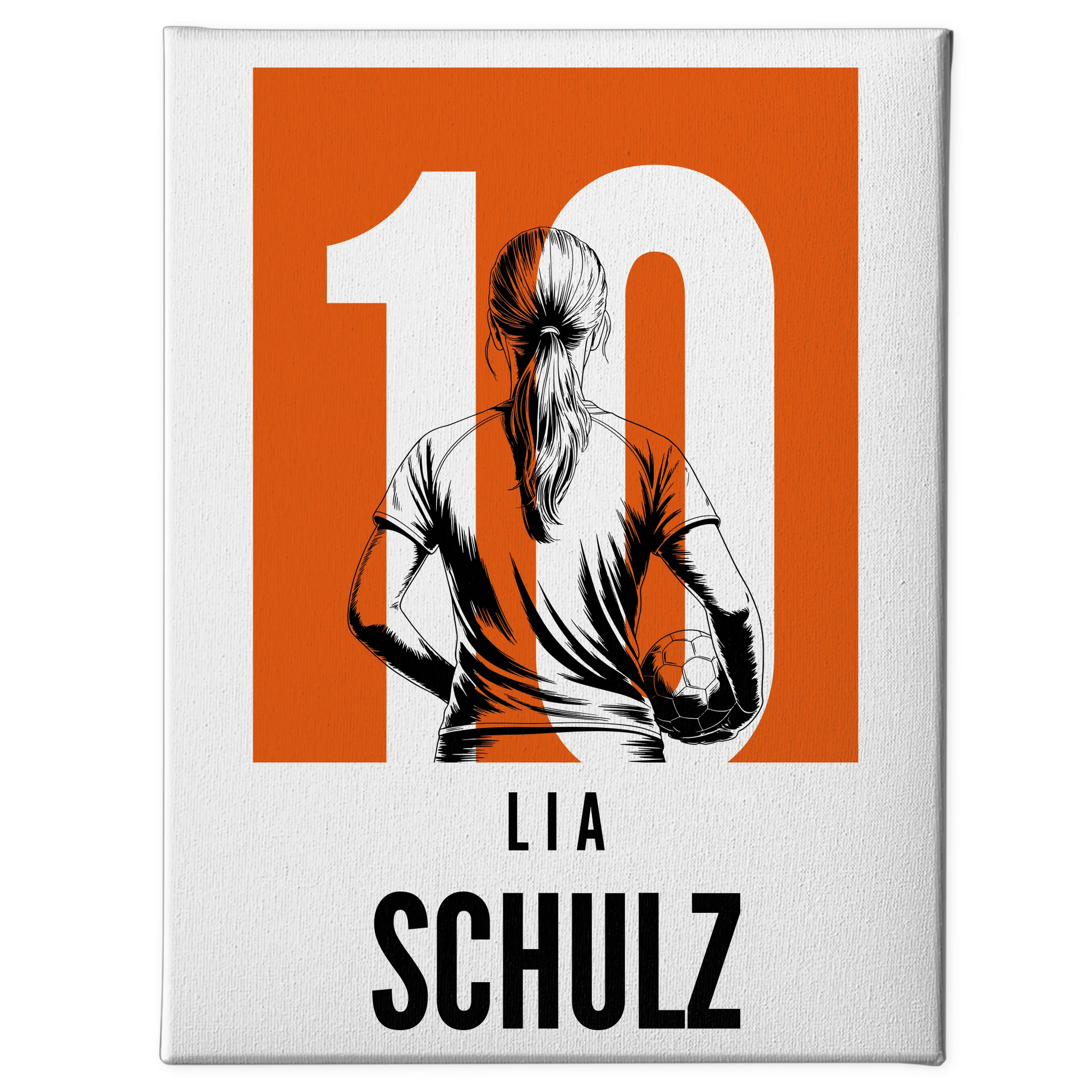 Sport Leinwand Handball Handballerin Geschenk für Tochter 1