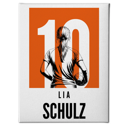 Sport Leinwand Handball Handballerin Geschenk für Tochter 1