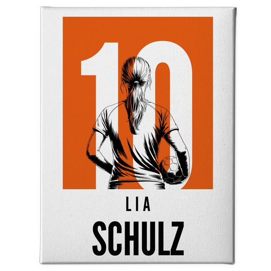 Sport Leinwand Handball Handballerin Geschenk für Tochter 1