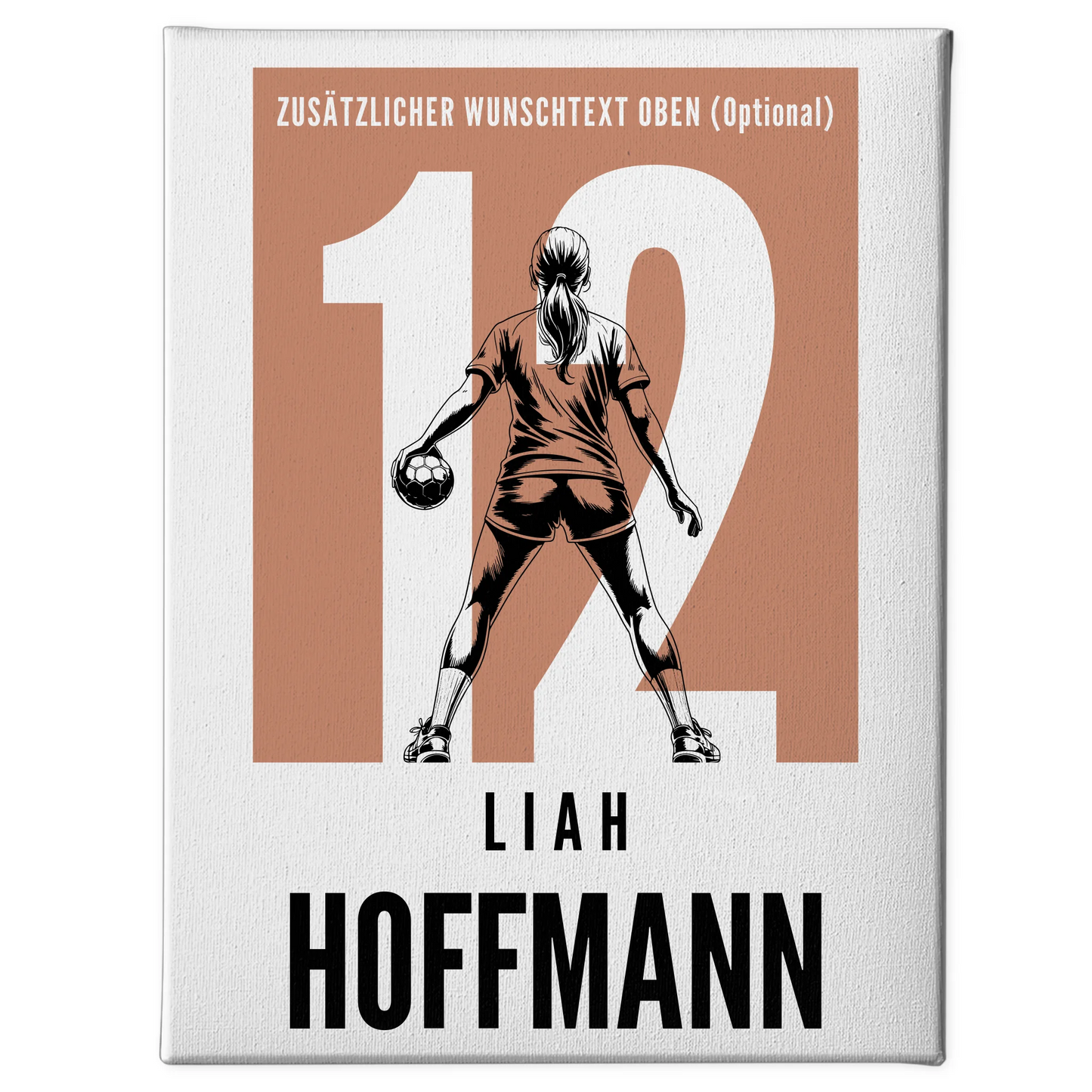 Leinwand Handball Handballerin Geschenk für Mädchen Turnier 1