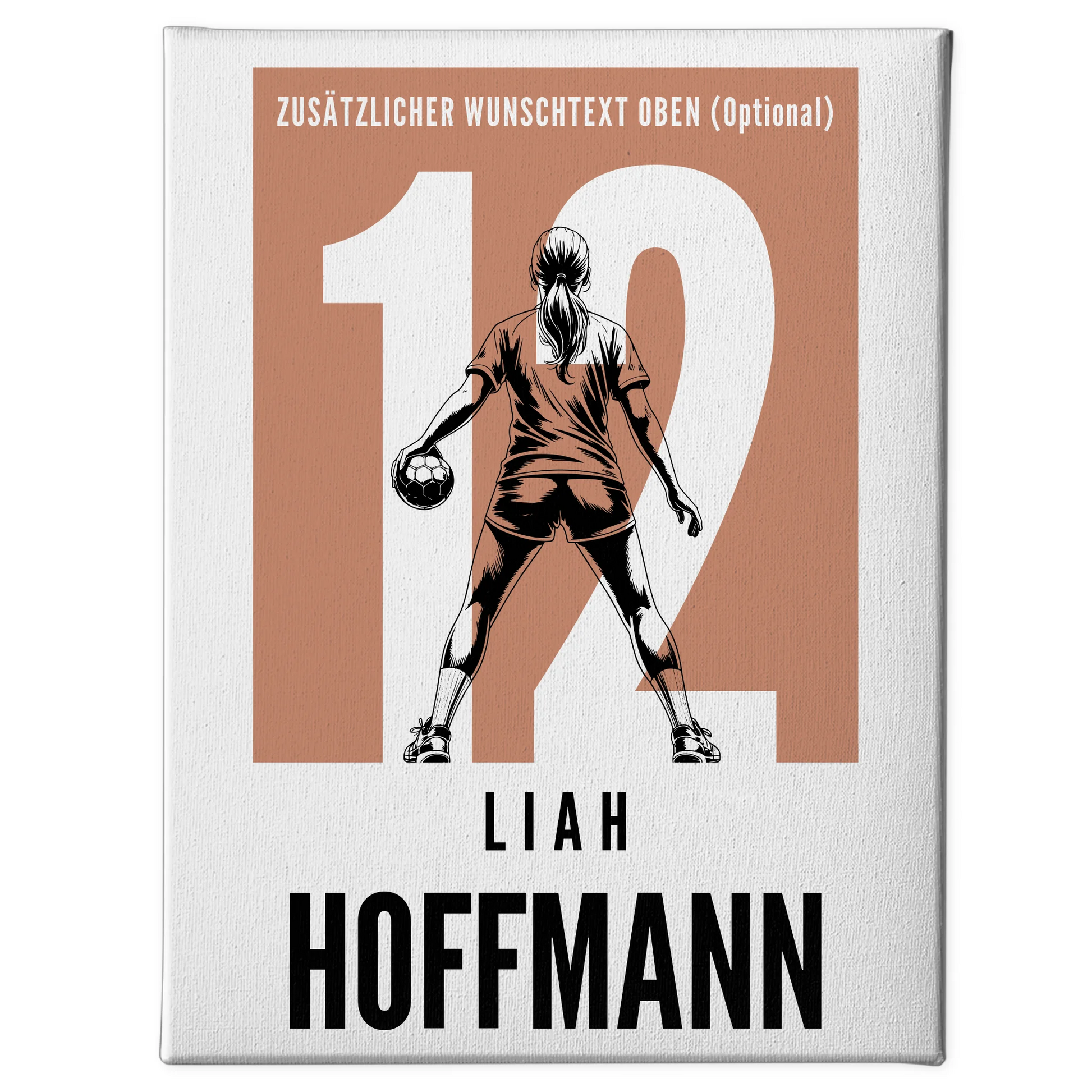 Leinwand Handball Handballerin Geschenk für Mädchen Turnier 1