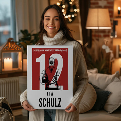 Leinwand Personalisiert Bowling Bowlerin Geschenk für Mädchen Turnier Urkunde 2