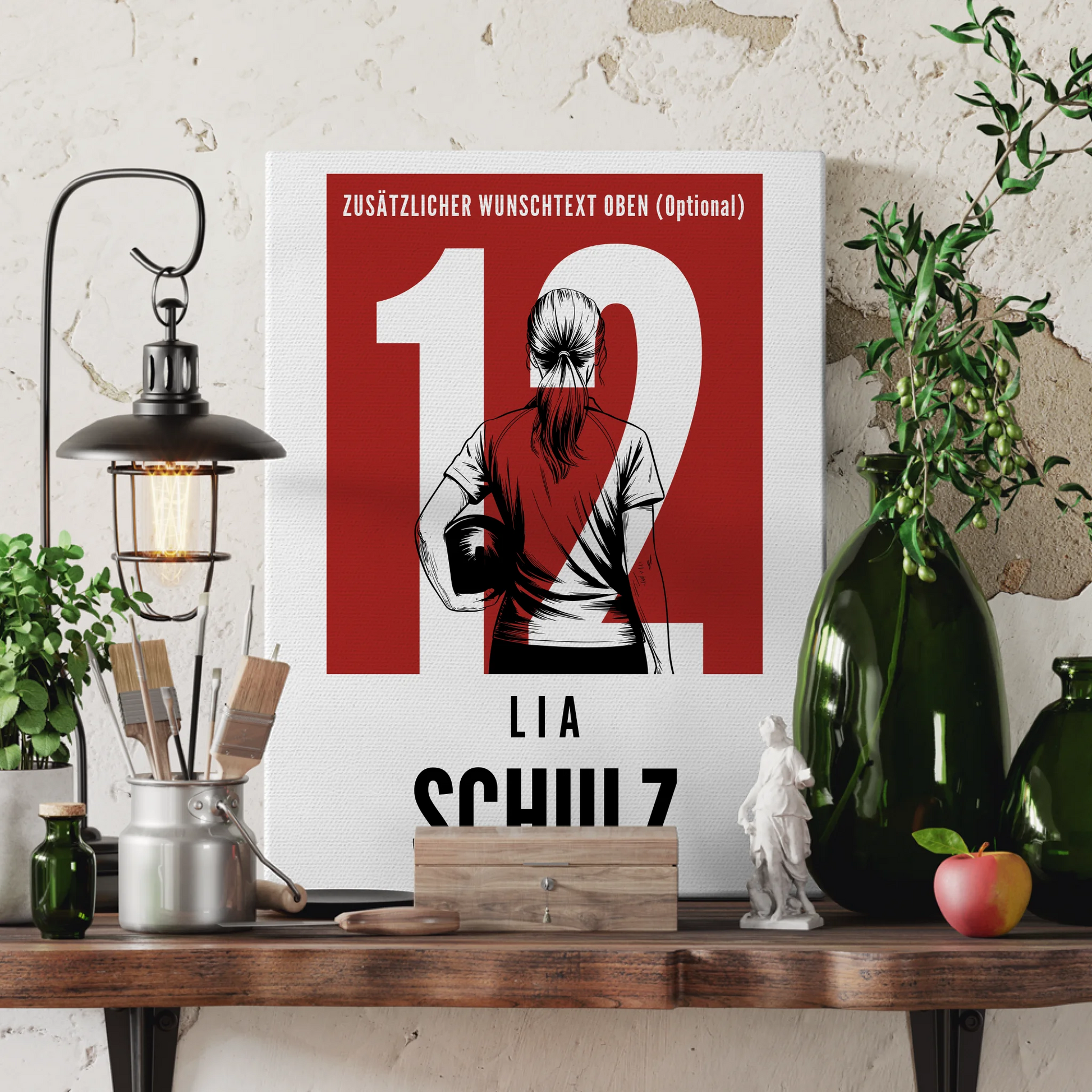 Leinwand Personalisiert Bowling Bowlerin Geschenk für Mädchen Turnier Urkunde 3