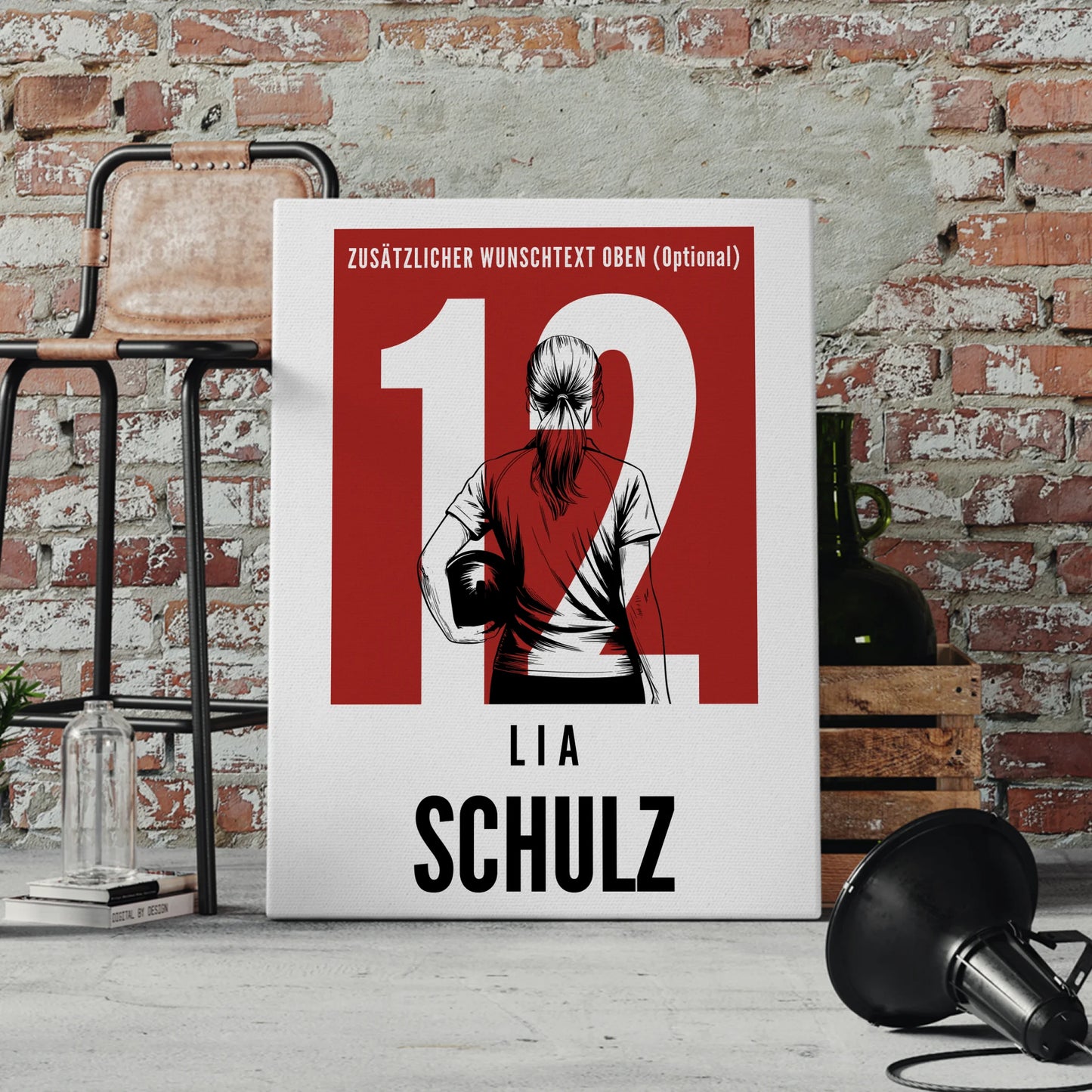 Leinwand Personalisiert Bowling Bowlerin Geschenk für Mädchen Turnier Urkunde 4