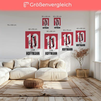 Personalisierte Leinwand Softball Softballspielerin Geschenk für Tocher Freundin 6
