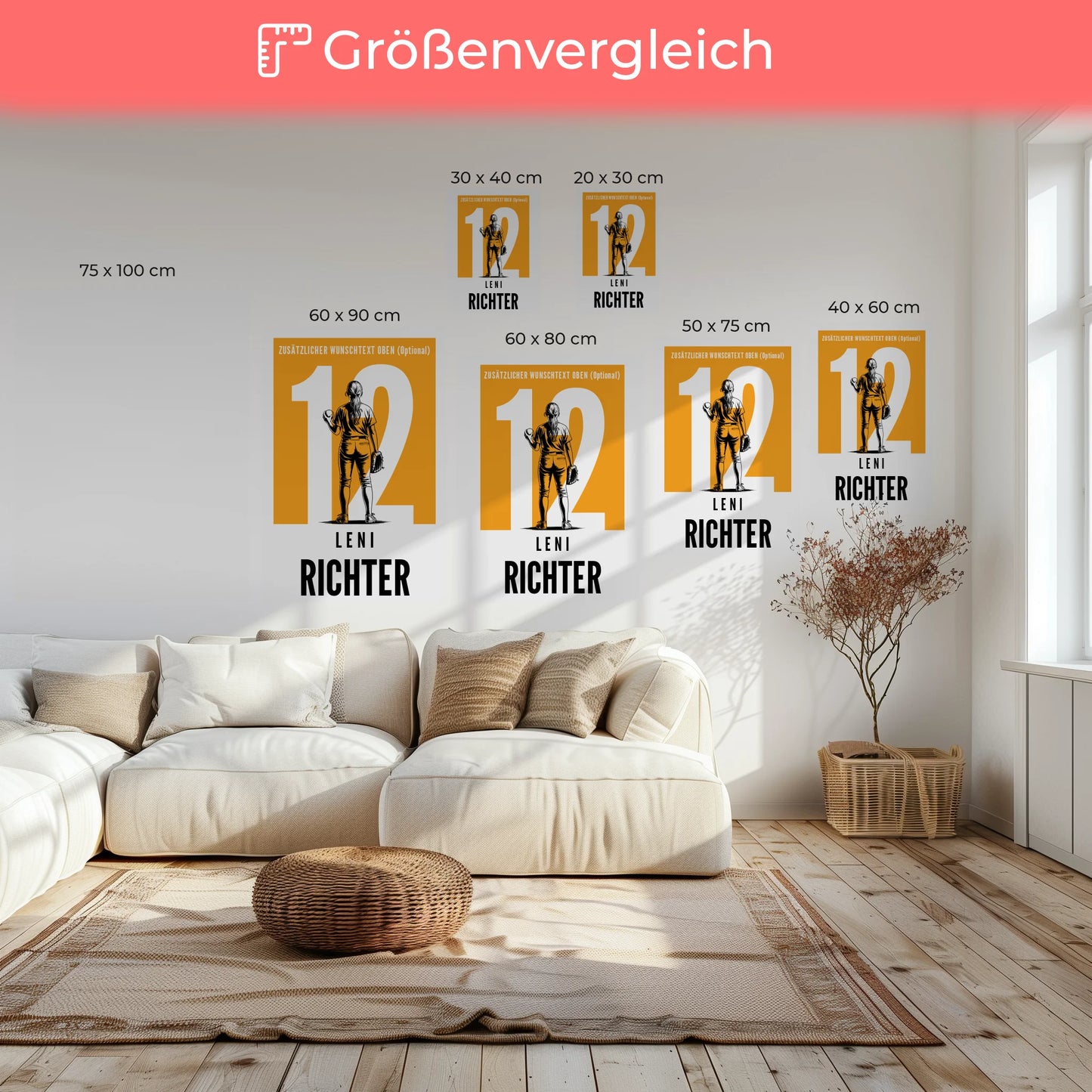 Leinwand Personalisiert Softball Softballspielerin Geschenk für Tochter 6