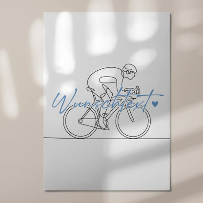 Lineart Fotoboard Magnetisch Personalisiert Rennradfahren Geschenk Sohn & Bruder 7