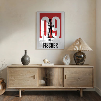 Personalisiertes Acrylglas Bild Volleyball Volleyballerin Geschenk für Tochter