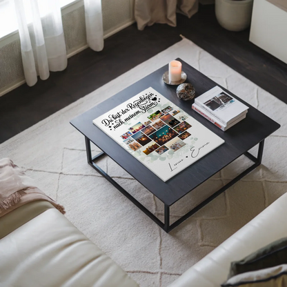 Personalisierte Fotoboard Für Paare mit 19 Herz Fotos Du bist der Regenbogen Geschenk