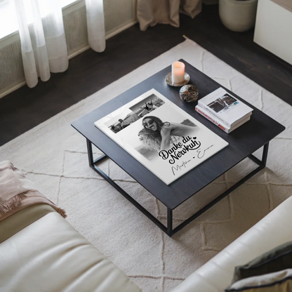 Fotoboard Beste Freundin 3 Fotos Danke du Nervkuh personalisiertes Geschenk Idee