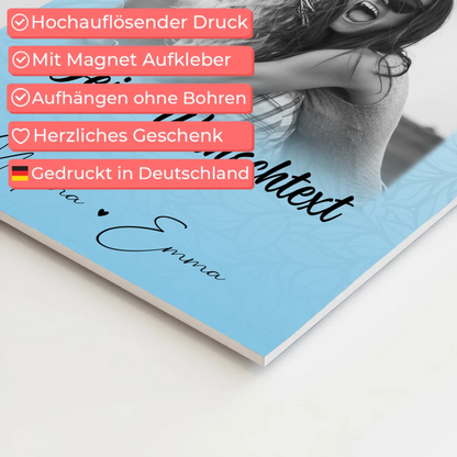 Fotoboard Beste Freundinnen 3 Fotos 1 Herz Foto und Wunschtext personalisiert 10