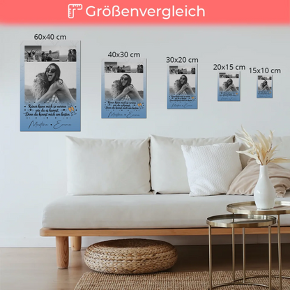Freundinnen Bild Personalisiert Fotoboard 4 Fotos Keiner kann mich so nerven Geschenk 6