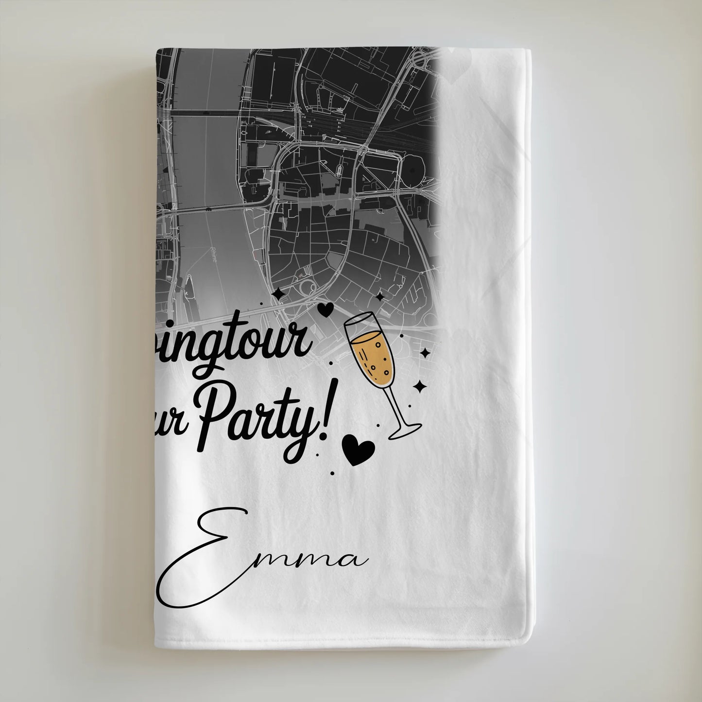 Decke mit Foto beste Freundin 4 Fotos und Karte Perfektes Geschenk für jede Shoppingtour 6