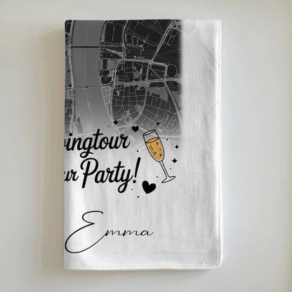 Decke mit Foto beste Freundin 4 Fotos und Karte Perfektes Geschenk für jede Shoppingtour 6