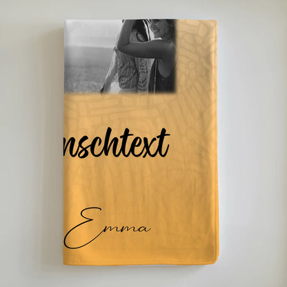 Decke mit Foto beste Freundin 4 Fotos und 1 Herz Foto Wunschtext Jeder Tag ein Abenteuer 6