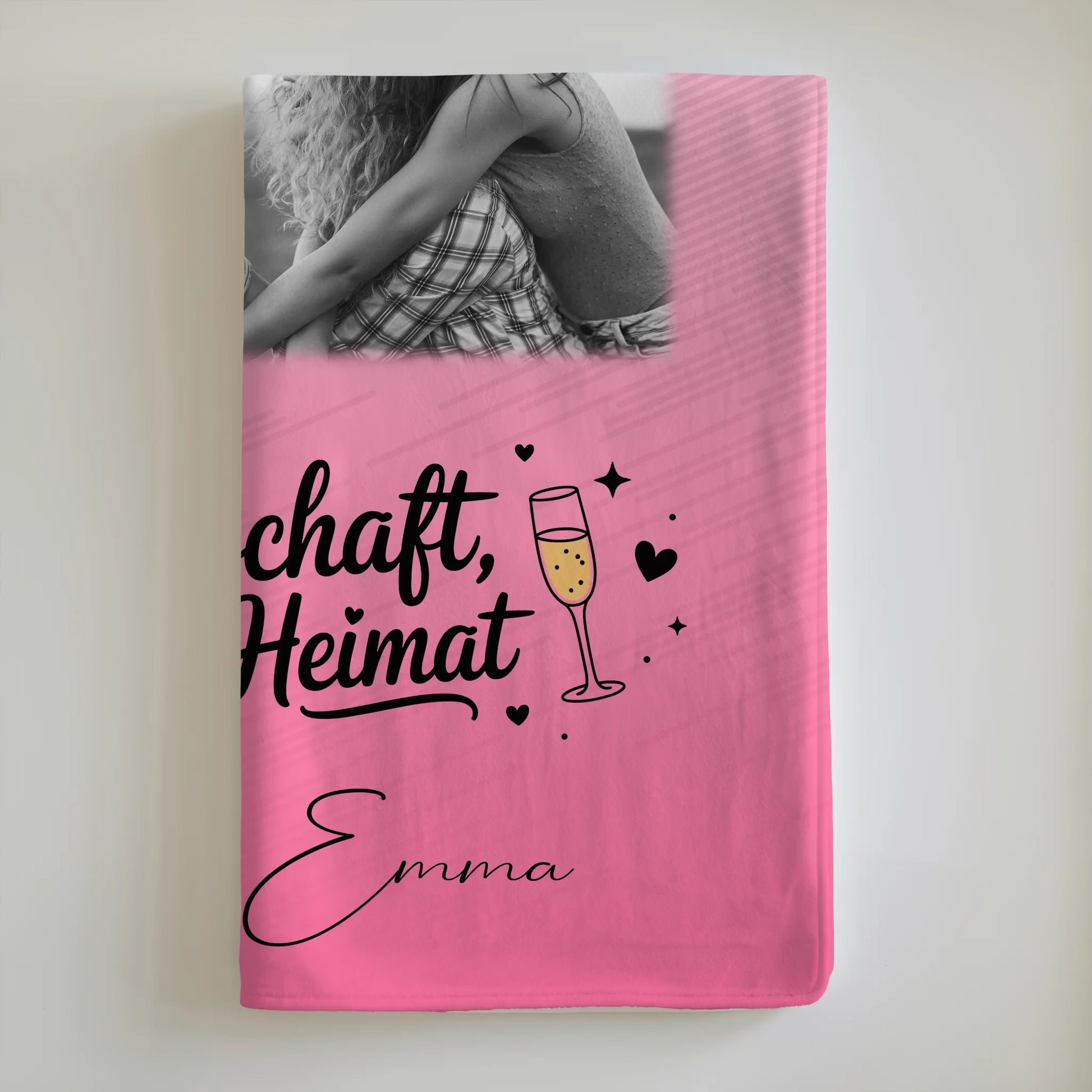 Decke mit Foto beste Freundin 9 Fotos Freundschaft ist Heimat personalisiertes Geschenk 6