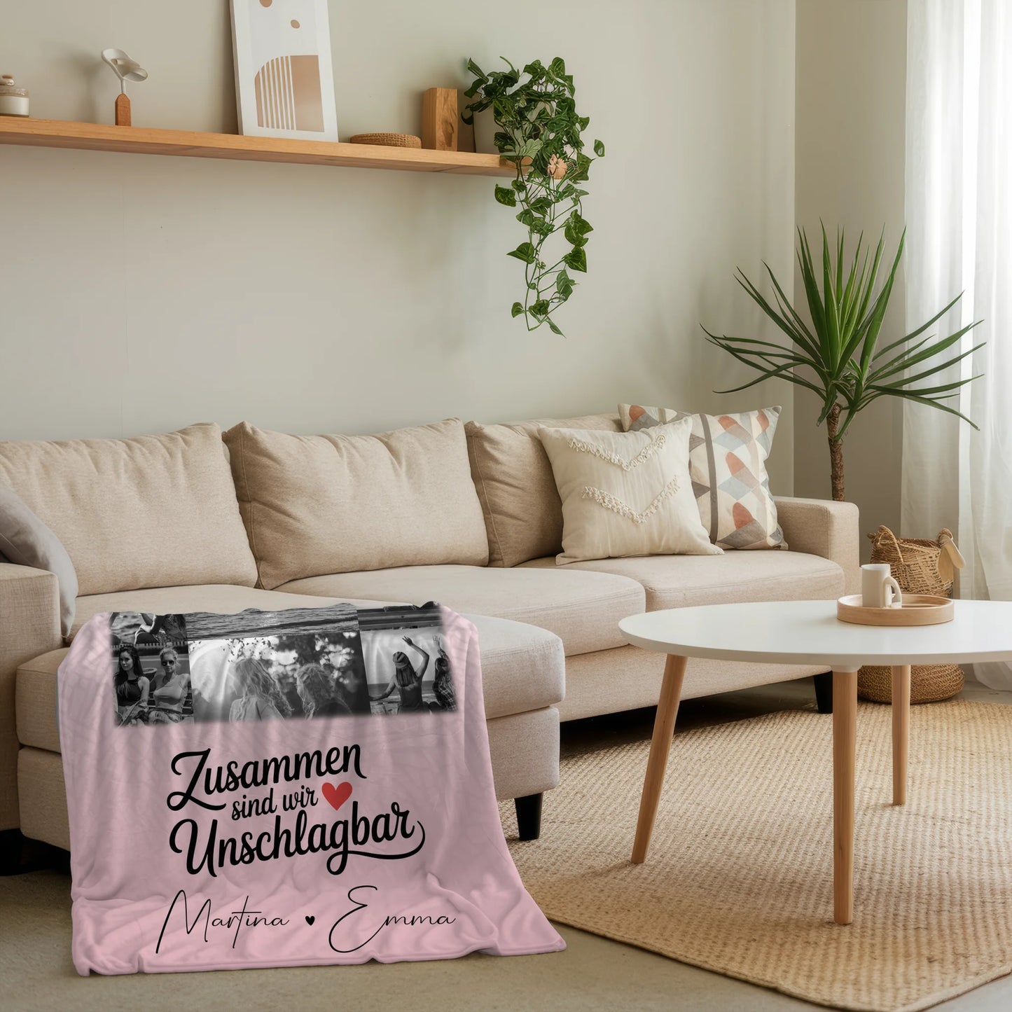 Personalisierte Namensdecke mit 11 Fotos Unschlagbar Perfektes Geschenk für Jeden Anlass 4