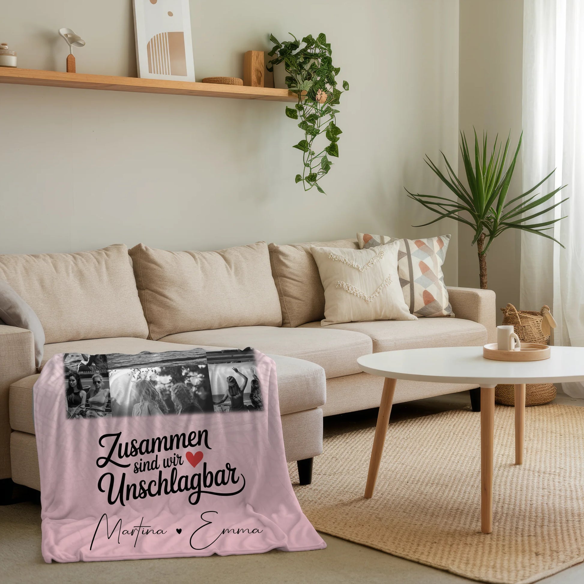 Personalisierte Namensdecke mit 11 Fotos Unschlagbar Perfektes Geschenk für Jeden Anlass 4
