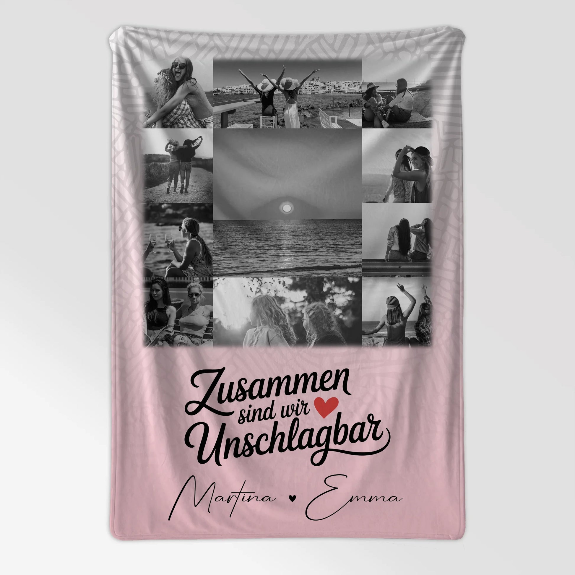 Personalisierte Namensdecke mit 11 Fotos Unschlagbar Perfektes Geschenk für Jeden Anlass 7