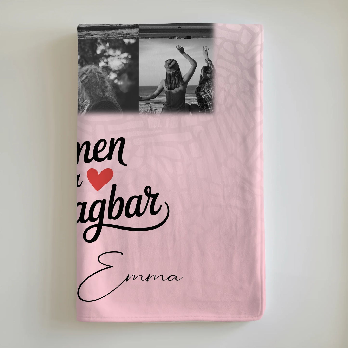 Personalisierte Namensdecke mit 11 Fotos Unschlagbar Perfektes Geschenk für Jeden Anlass 6