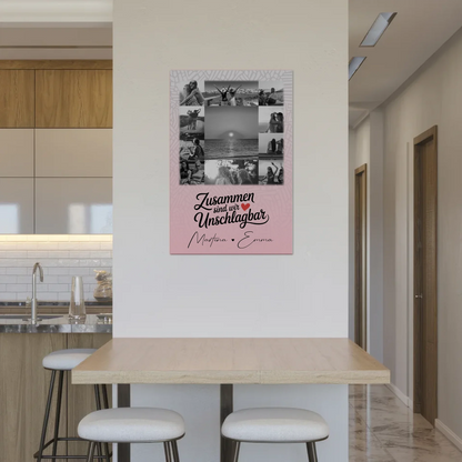 Freundinnen Bild Personalisiert Fotoboard mit 11 Fotos Unschlagbar Geschenkidee 2