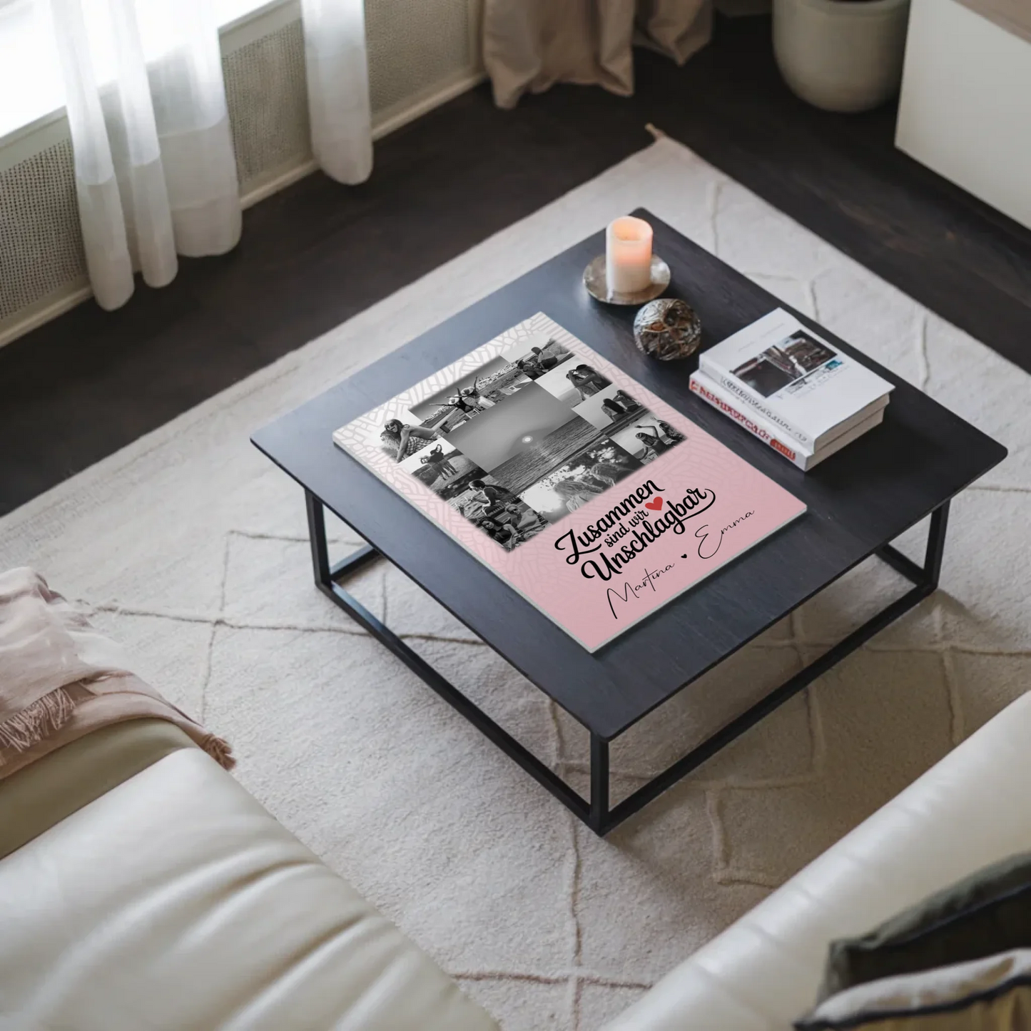 Freundinnen Bild Personalisiert Fotoboard mit 11 Fotos Unschlagbar Geschenkidee