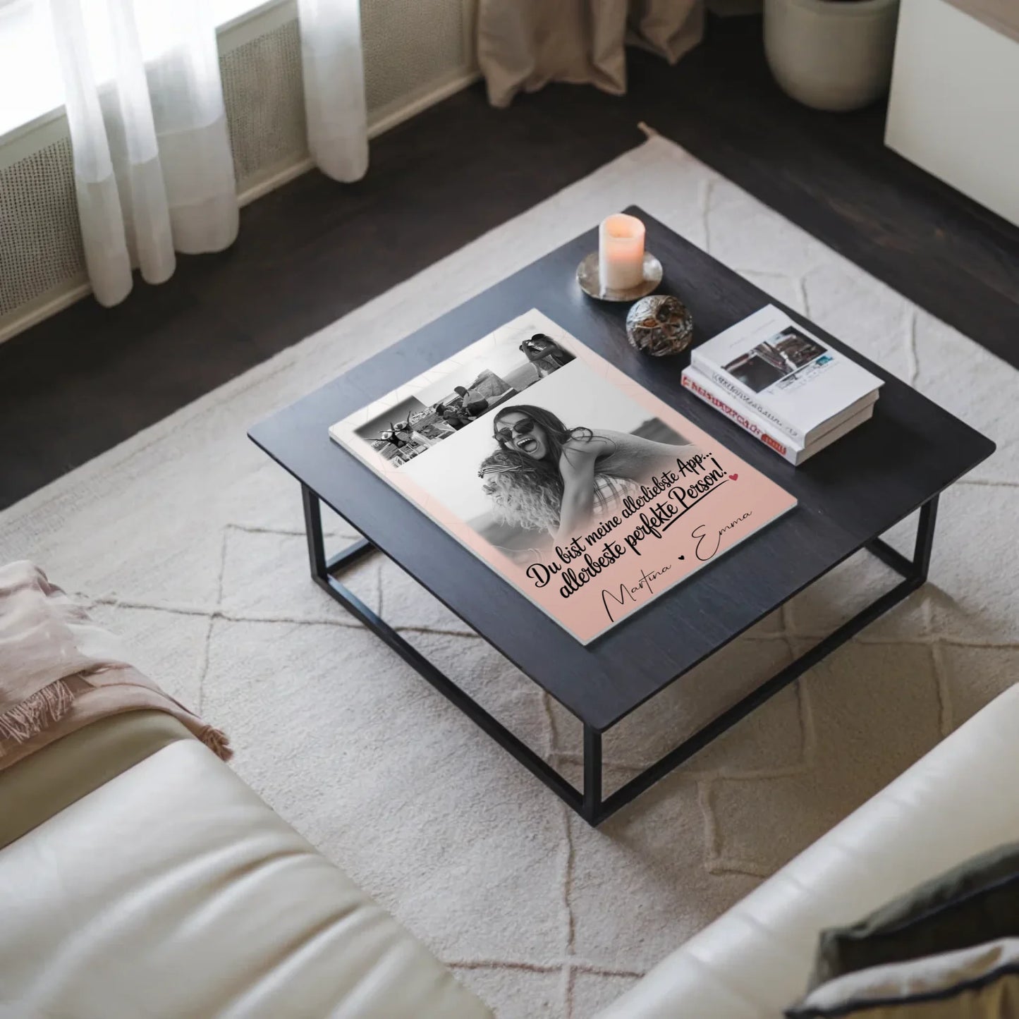 Freundinnen Bild Personalisiert mit 4 Fotos AllerBeste Perfekte Person Geschenk 3