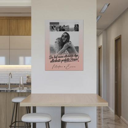 Freundinnen Bild Personalisiert mit 4 Fotos AllerBeste Perfekte Person Geschenk 8