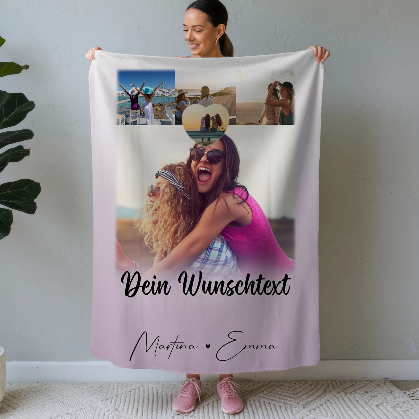 Kuscheldecke Mit Namen 4 Fotos 1 Herz Wunschtext Lieblingsgeschichte 1